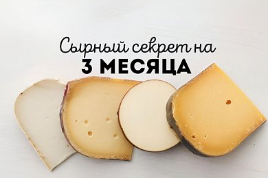 Сырный секрет на 3 месяца